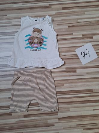 Set tričko + kraťasy, 74