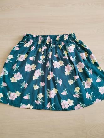 Modrá sukňa s kvietkami, kik,146