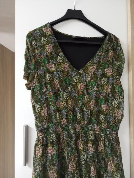 Dlhé šaty krátky rukav, tesco,38