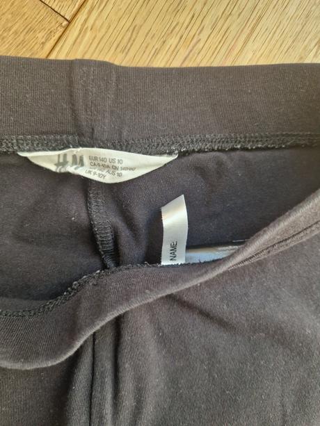 Kklasicke cierne leginy h&m dievca cierne 140, h&m,140