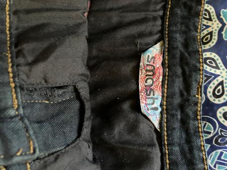 Riflová sukňa, smash!,l