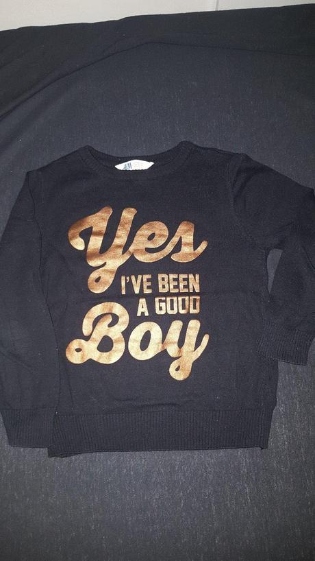 Cierny svetrik, h&m,116