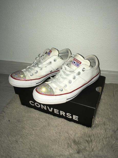 Converse swarovski original white damske tenisky, converse,37