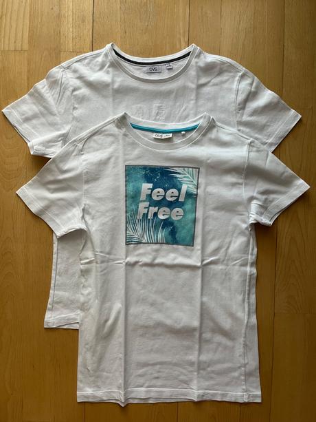 3 ks letne biele tricka, 152