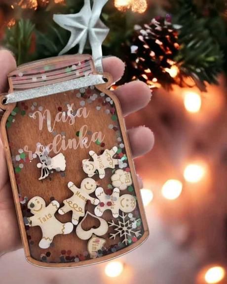 Vianočná ozdoba kompót,