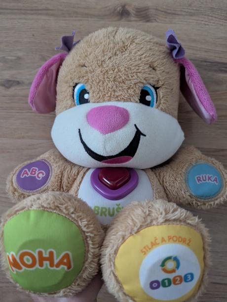 Hovoriaci psík fisher price - sestrička, 
