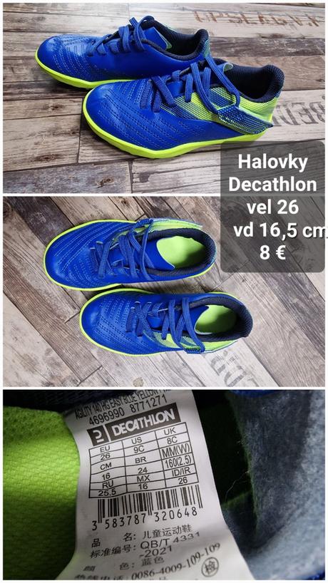 Detske halovky, tenisky na futbal, decathlon,26