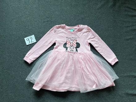 Mikinové šaty s tylovou sukňou minnie, disney,92