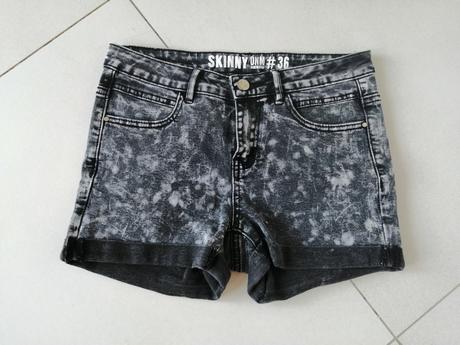 Dámske riflové kraťasy, gate,36