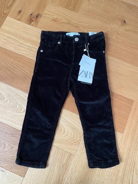 Menčestrové nohavice, zara,98