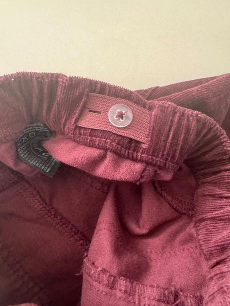 Menčestrové nohavice, h&m,134