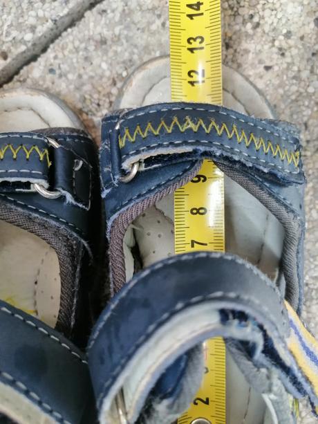 Chlapcenske sandalky, dlžka 125 mm, <17