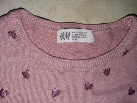 Takmer novy svetrik, h&m,122