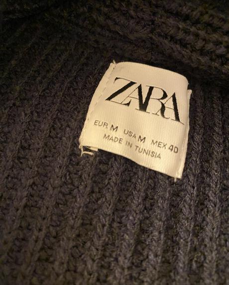 Teplý hrubý sveter zara v. m, zara,m