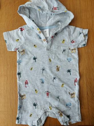 Opaľovačky s kapucou, h&m,74