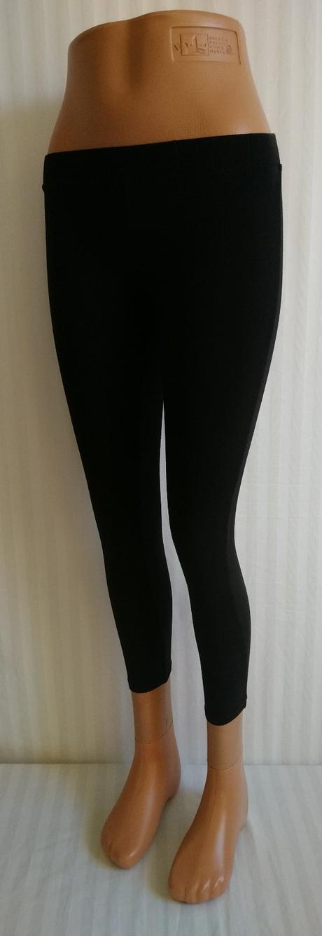 Dámske elastické čierne 3/4 legíny, tezenis, xs, tezenis,xs