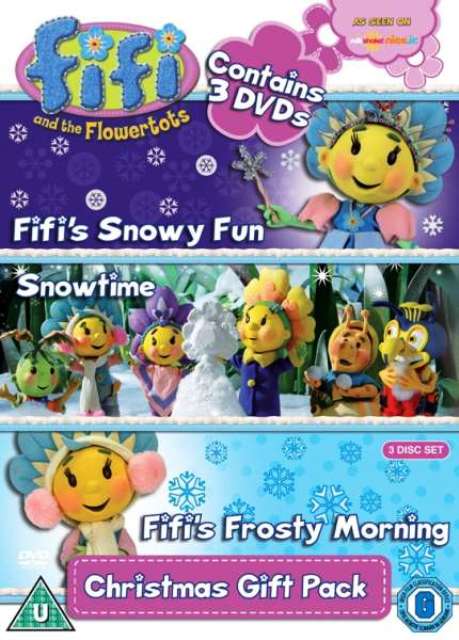 Anglické 3 dvd fifi and the flowertots,
