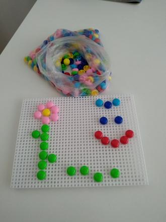 Mozaika - zapichovanie,