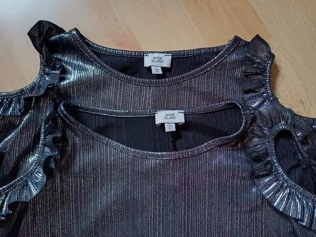 2x party šaty pre dvojičky, river island,128