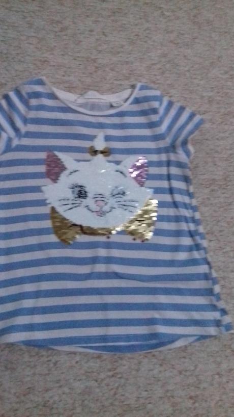 Tričko s flitrami, h&m,116