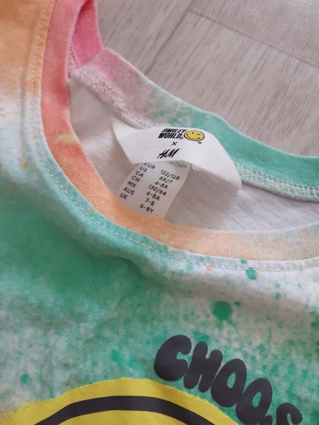 Nočná košeľa smiley world, h&m,122