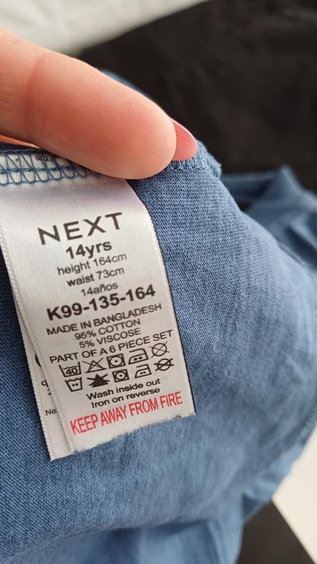 3 x pyžamo, next,164