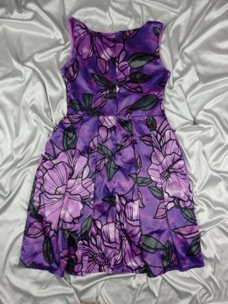 Kvalitné saténové šaty, orsay,38