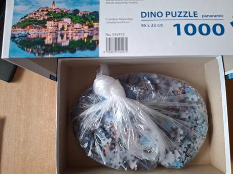 Puzzle dino chorvátsko krk vrbnik 1000, 