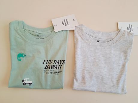 2ks tricka h&m 110/116, h&m,110 / 116