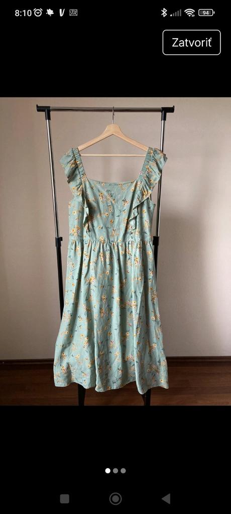 Letne plátené šaty, c&a,46