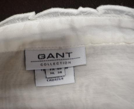 Gant, biela bavlnená blúzka veľ.38, gant,38