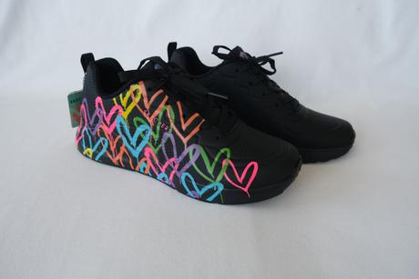 Sneakersy uno lite - heat of lights, skechers,39