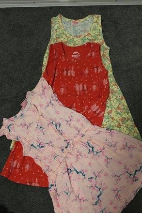 Letné šaty červené 98/104, 98