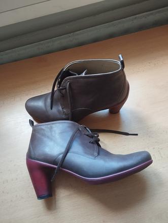 Koženne topánky ecco, ecco,39