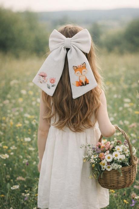 Handmade mašle do vlasov, 