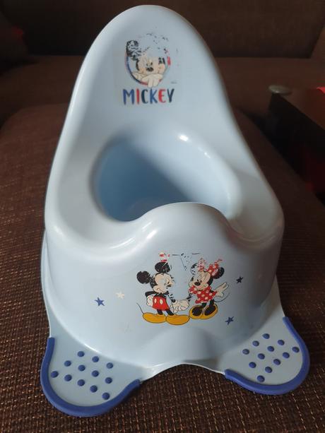 Nočník mickey bledo modry,