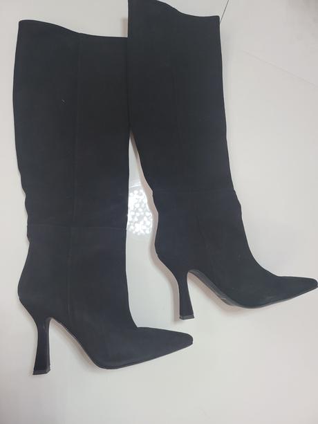 Kožené kozačky italy, fornarina,39