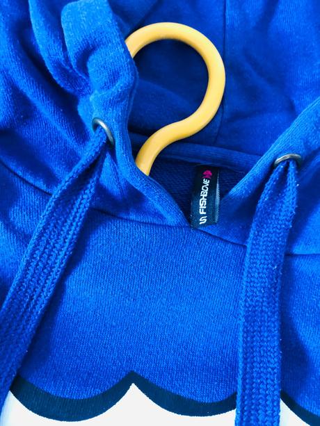 Modrá predlžená mikina new yorker, new yorker,s