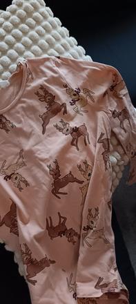 Tričko s dlhým rukávom so zvieratkami, h&m,140