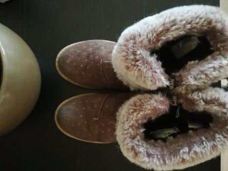 Čižmičky s kožušinkou na zips, cupcake,28