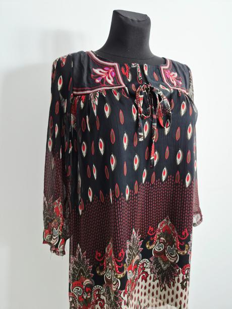 Boho tunikové šaty cayana paris, xs
