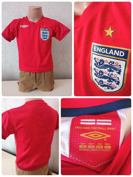 Chlapčenské športové tričko england červené (2r.), umbro,92