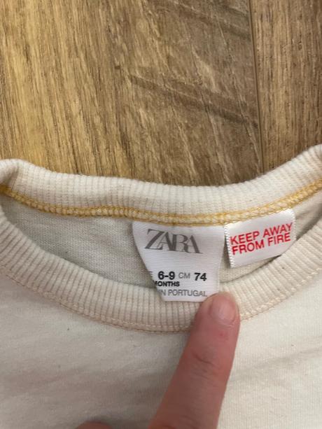 Tricko zara 6-9 mes., zara,74
