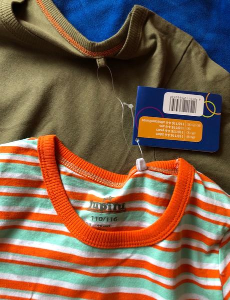 2 bavlnené tričká 43/33/48 cm, lupilu,116