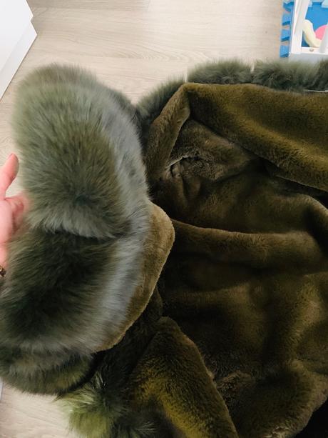 Zimna bunda parka s kozusinkou, m