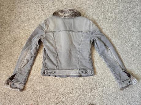 Kožušinová rifľová bunda gas, m