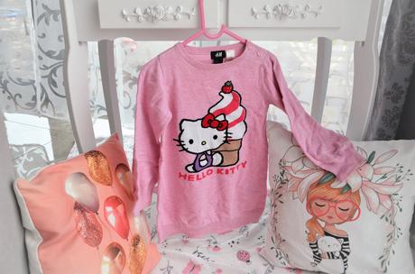 Svetrík hello kitty-110/116, h&m,110