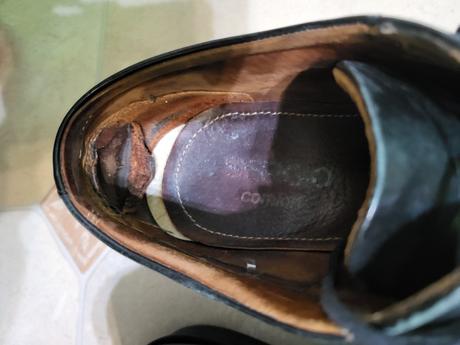 Poltopanky čierne kožené, 43