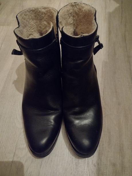 Kožené čižmičky zateplené 5th avenue, deichmann,39