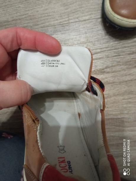 Kožené topánky, lasocki,35